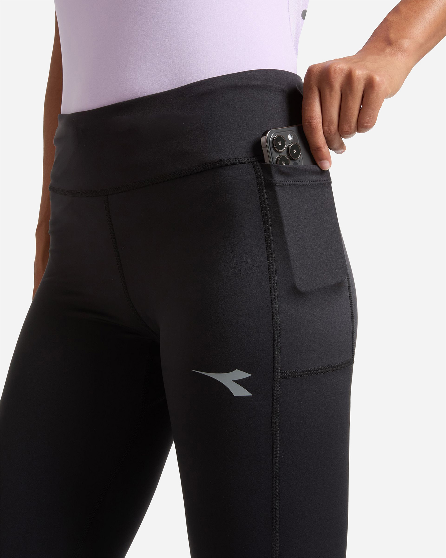 Capri running DIADORA BASIC W - Nero - 5 | Cisalfa Sport