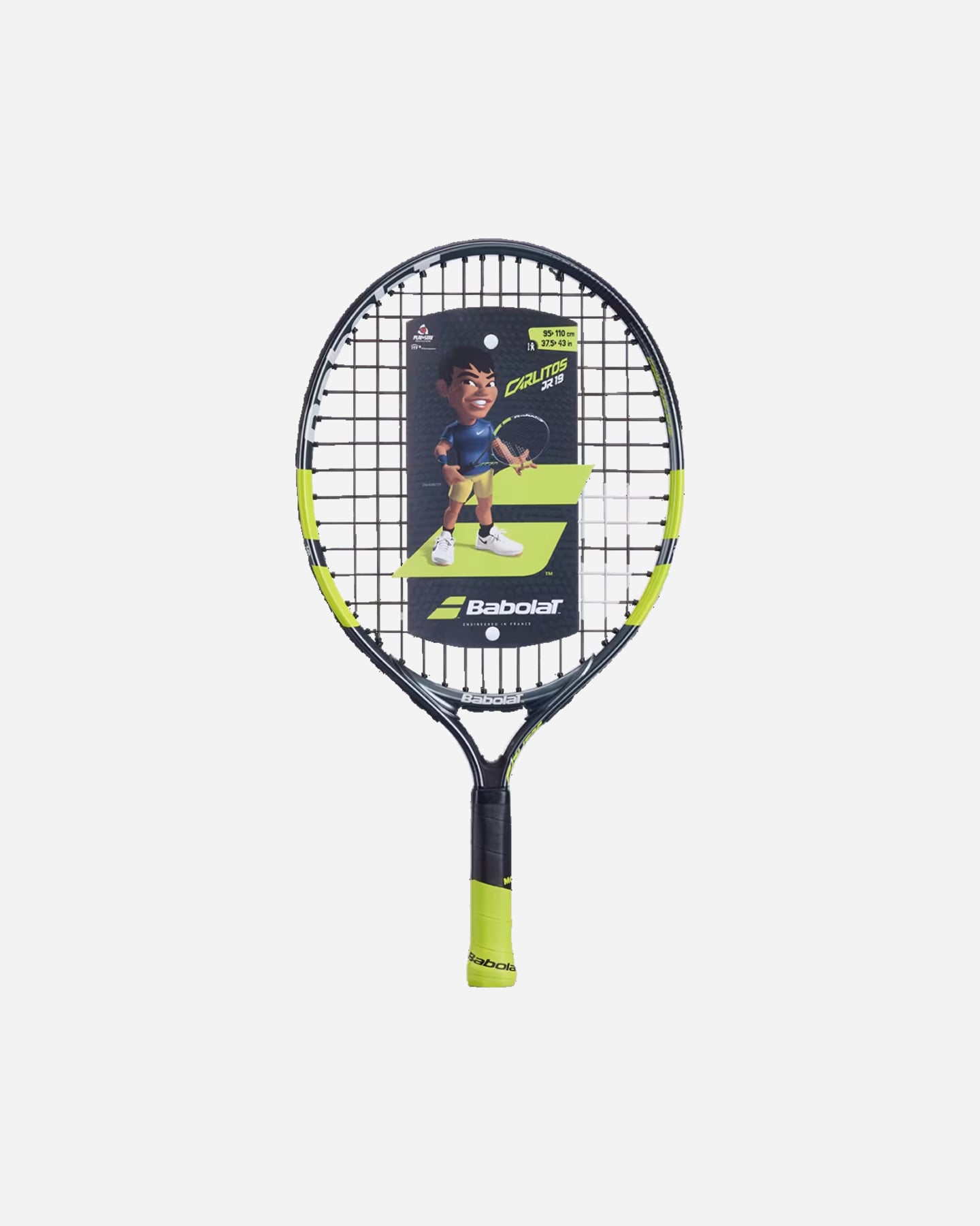 Racchetta tennis BABOLAT CARLITOS 19 JR - Grigio - 1 | Cisalfa Sport