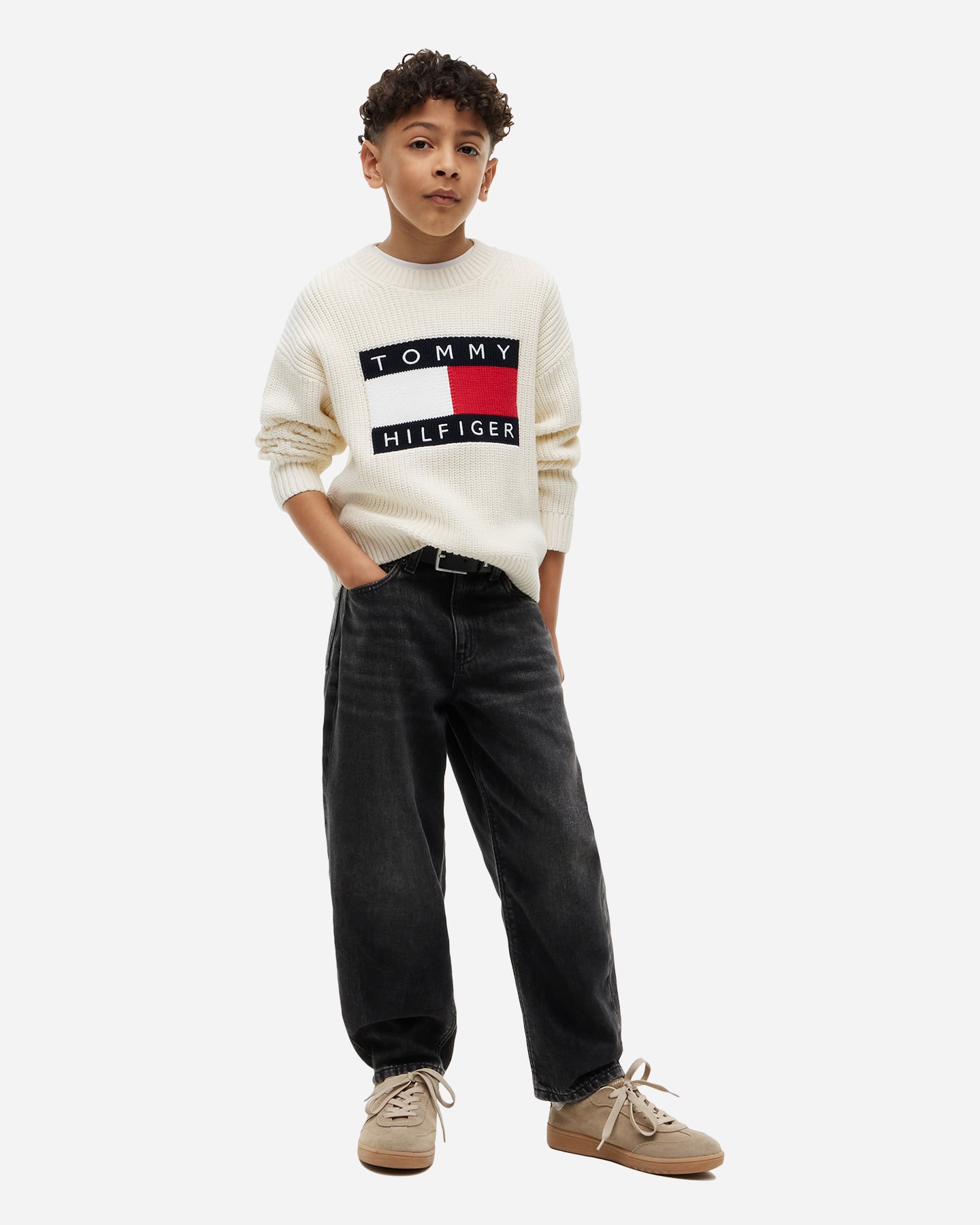 Jeans TOMMY HILFIGER BARREL USED JR - Nero - 3 | Cisalfa Sport