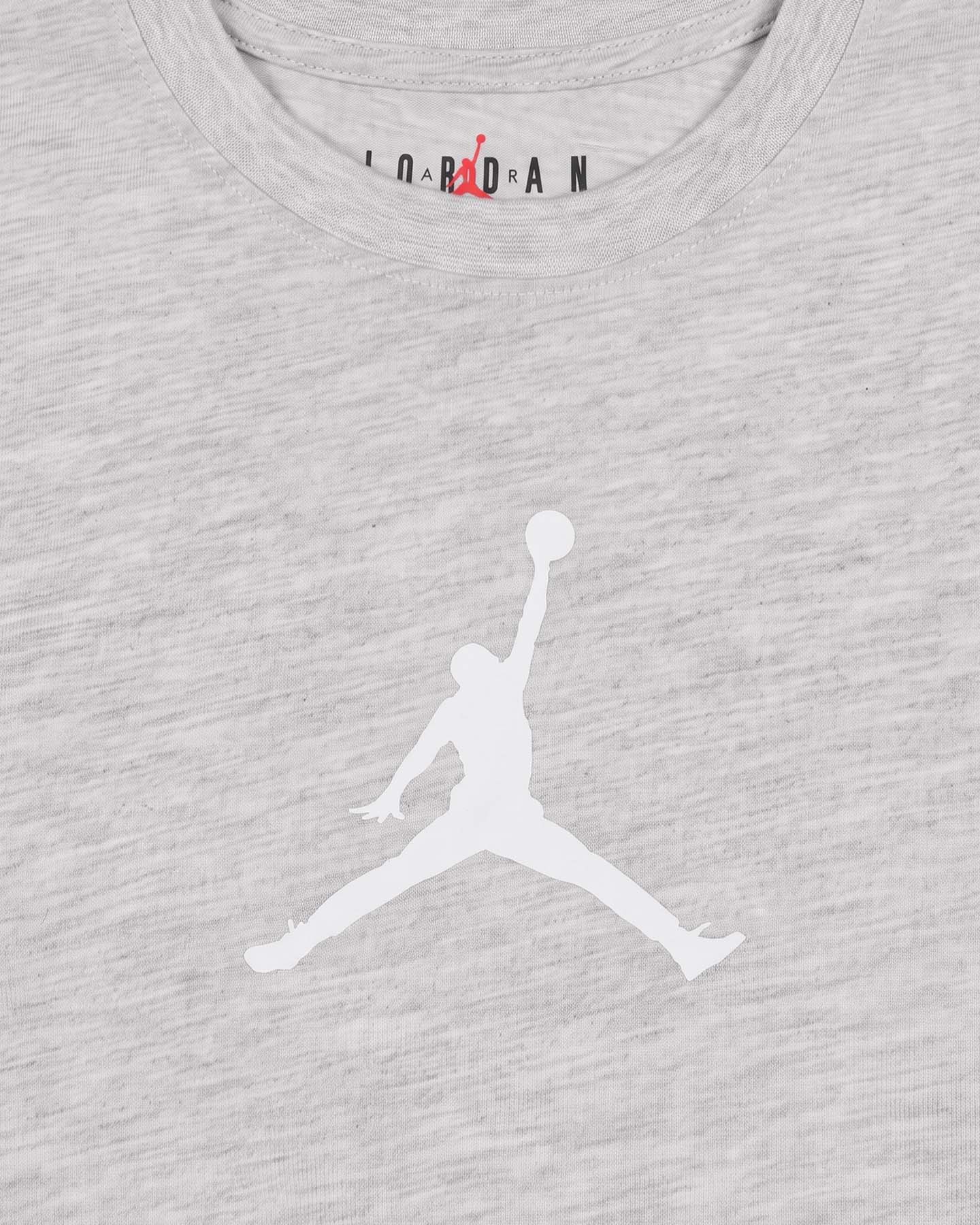 T-shirt NIKE JORDAN SMALL LOGO JR - Grigio - 2 | Cisalfa Sport