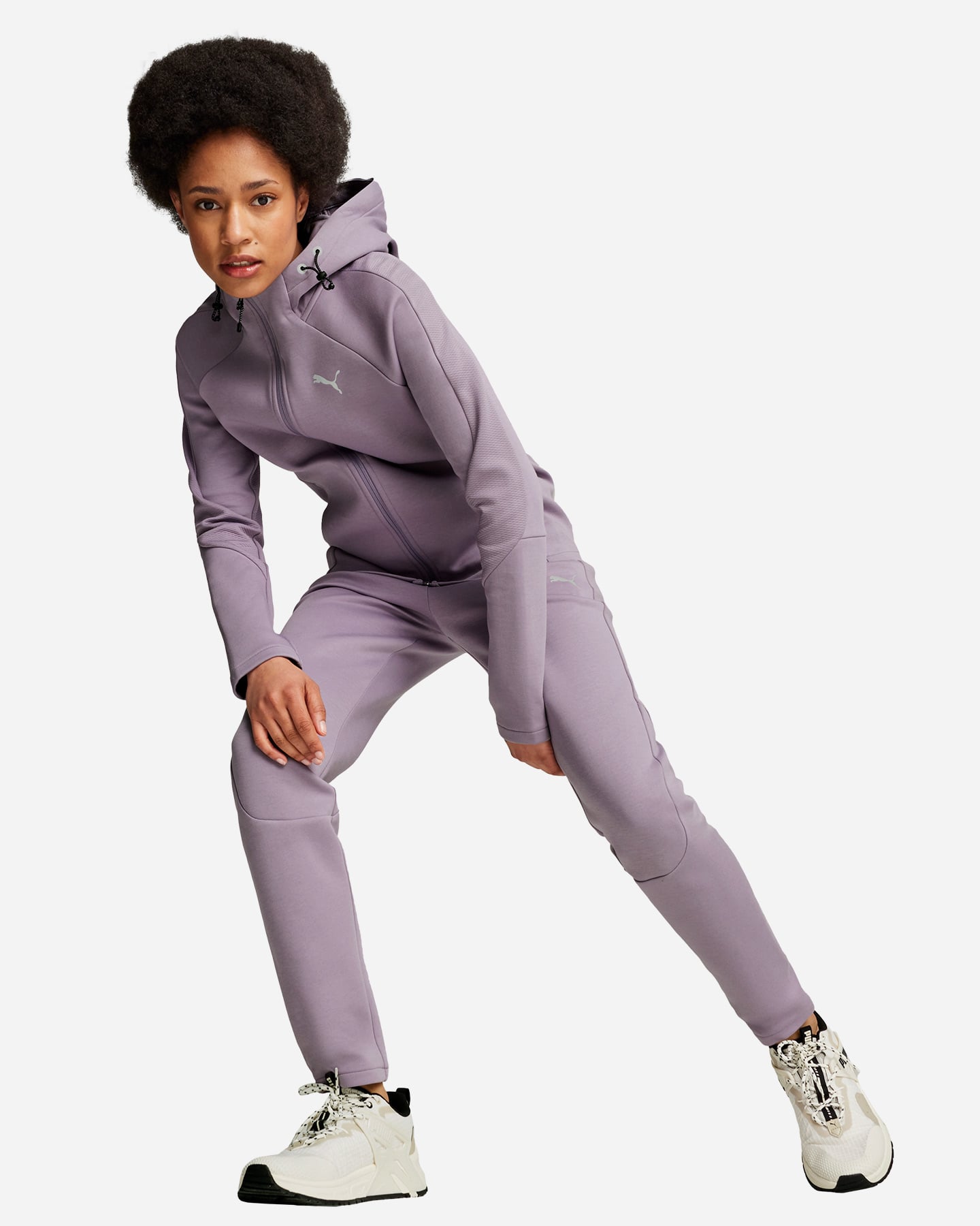 Felpa PUMA EVOSTRIPE W - Rosa - 5 | Cisalfa Sport