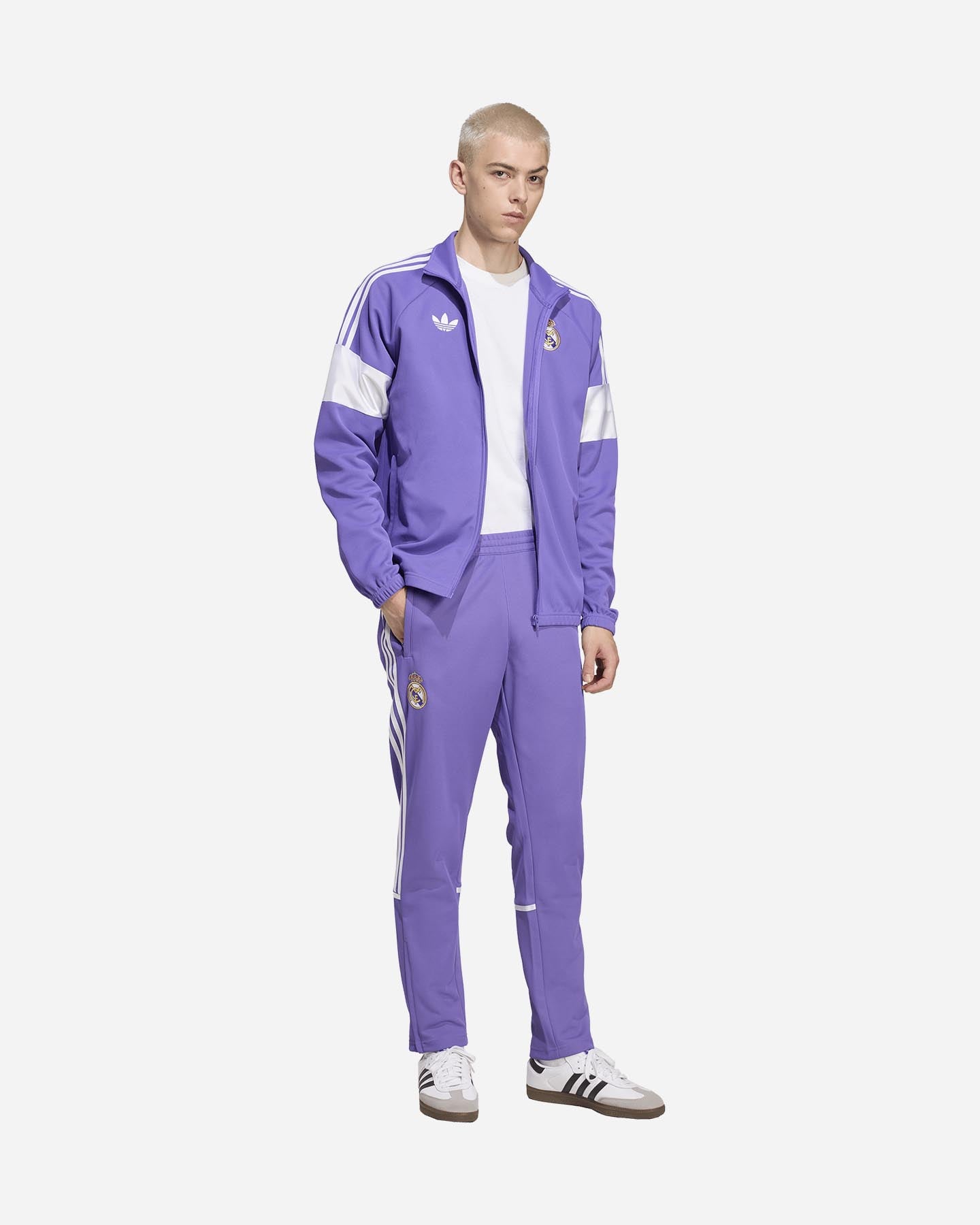 Felpa ADIDAS ORIGINALS REAL MADRID M - Viola - 3 | Cisalfa Sport