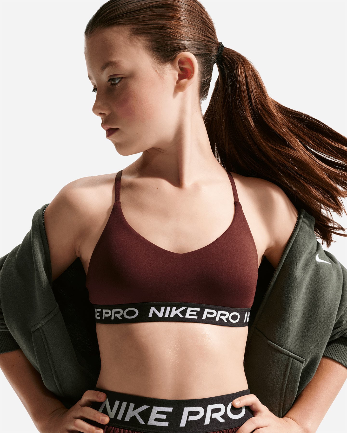 Bra training NIKE PRO JR - Rosso - 3 | Cisalfa Sport