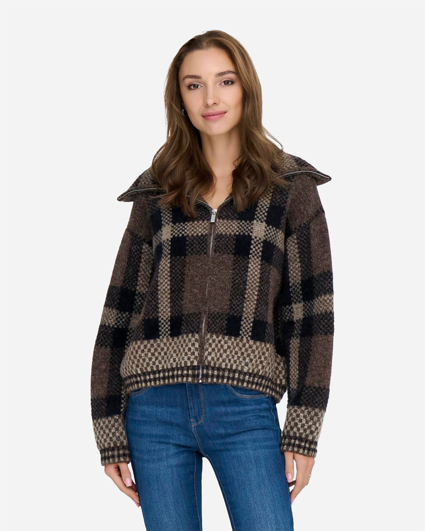 Cardigan ONLY MAROON W - Marrone - 2 | Cisalfa Sport