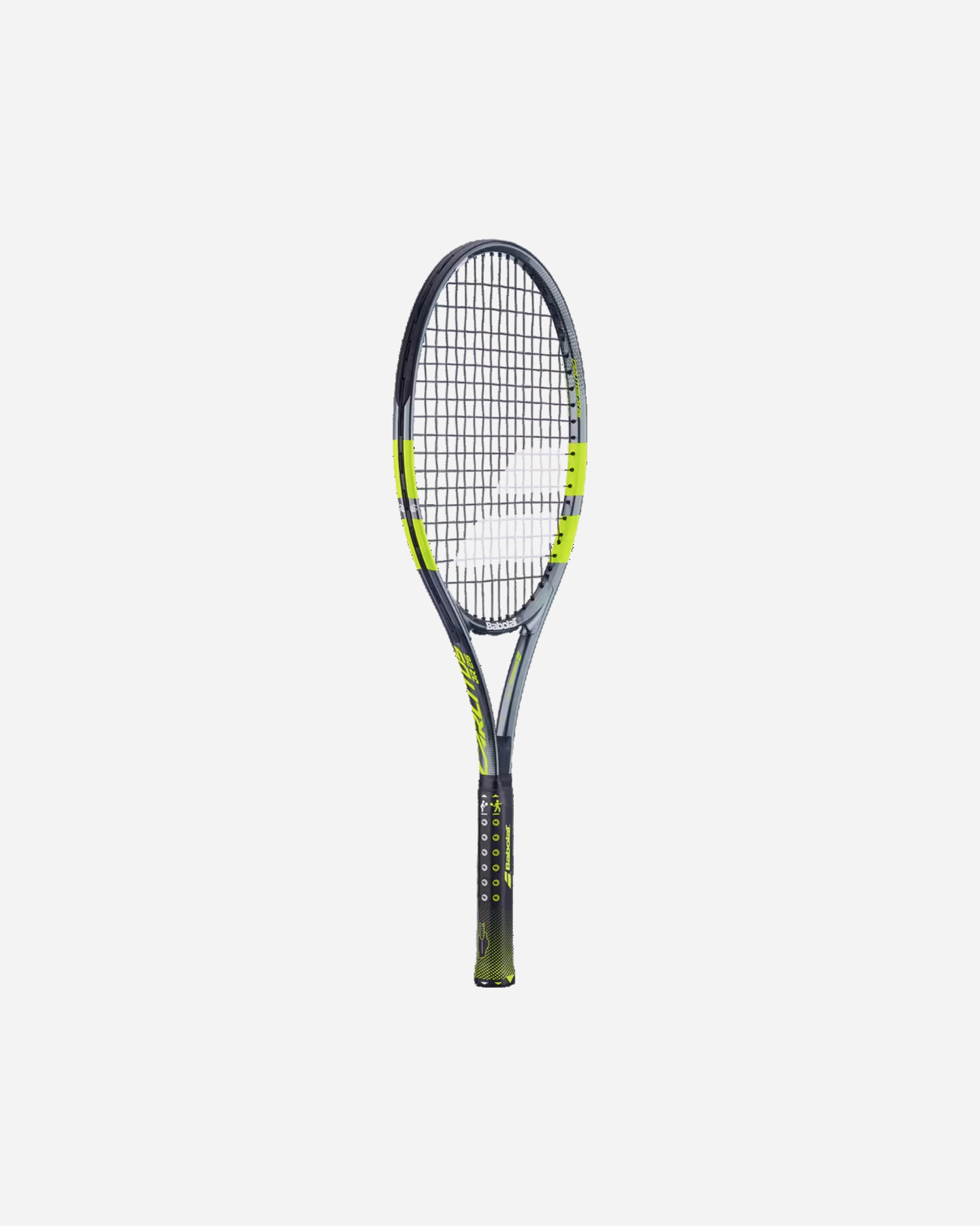 Racchetta tennis BABOLAT CARLITOS 26 JR - Grigio - 2 | Cisalfa Sport