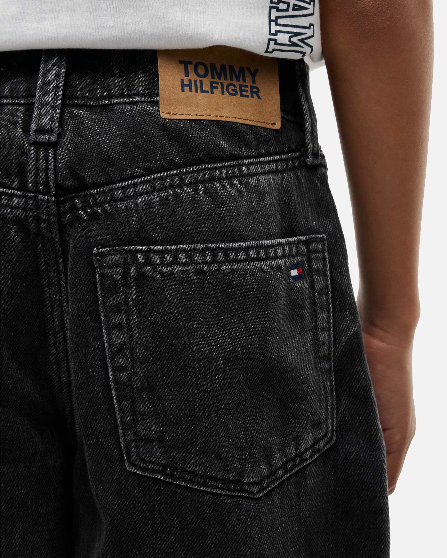 Jeans TOMMY HILFIGER BARREL USED JR - Nero - 4 | Cisalfa Sport