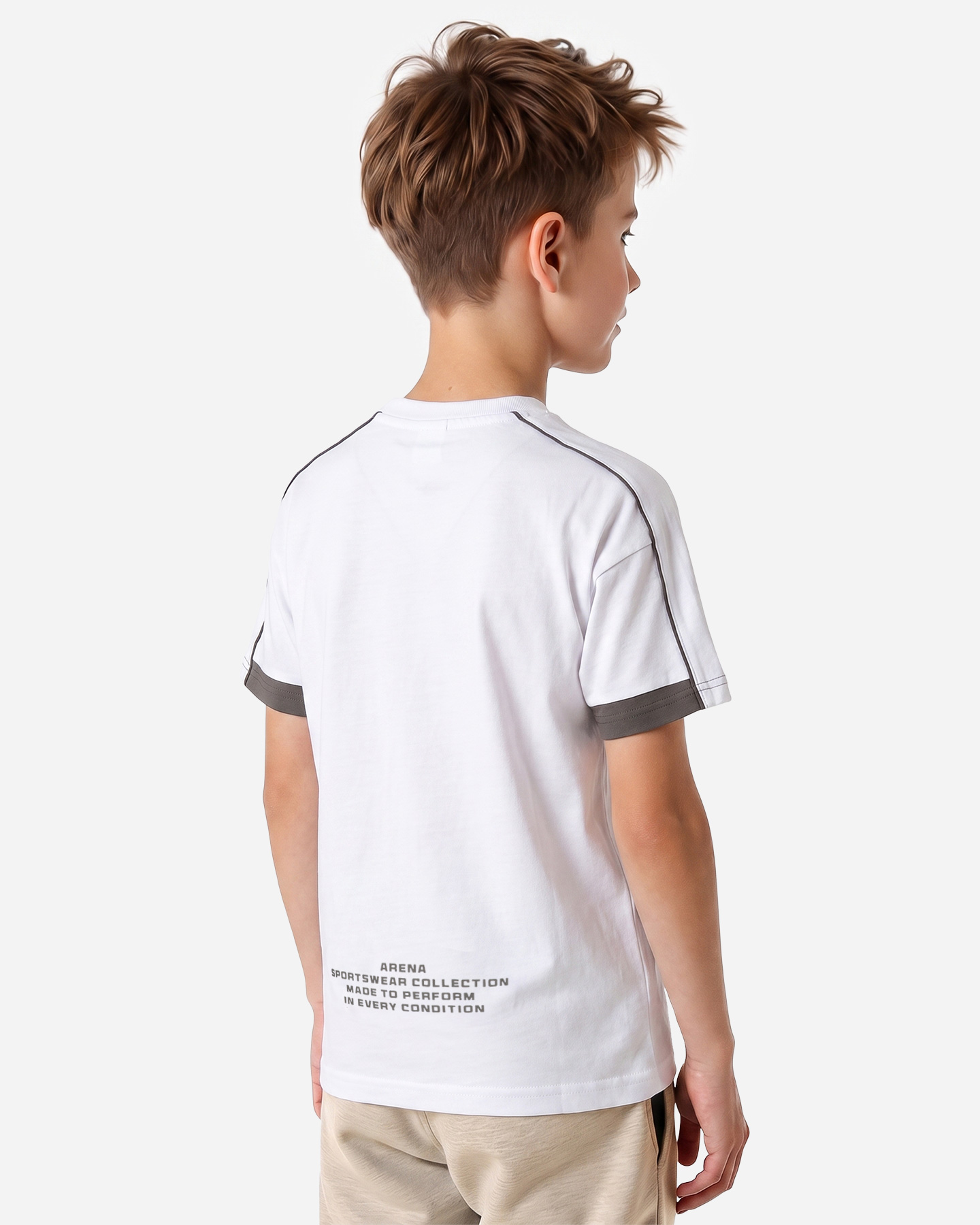 T-shirt ARENA ATHLETIC ESSENTIAL JR - Bianco - 3 | Cisalfa Sport