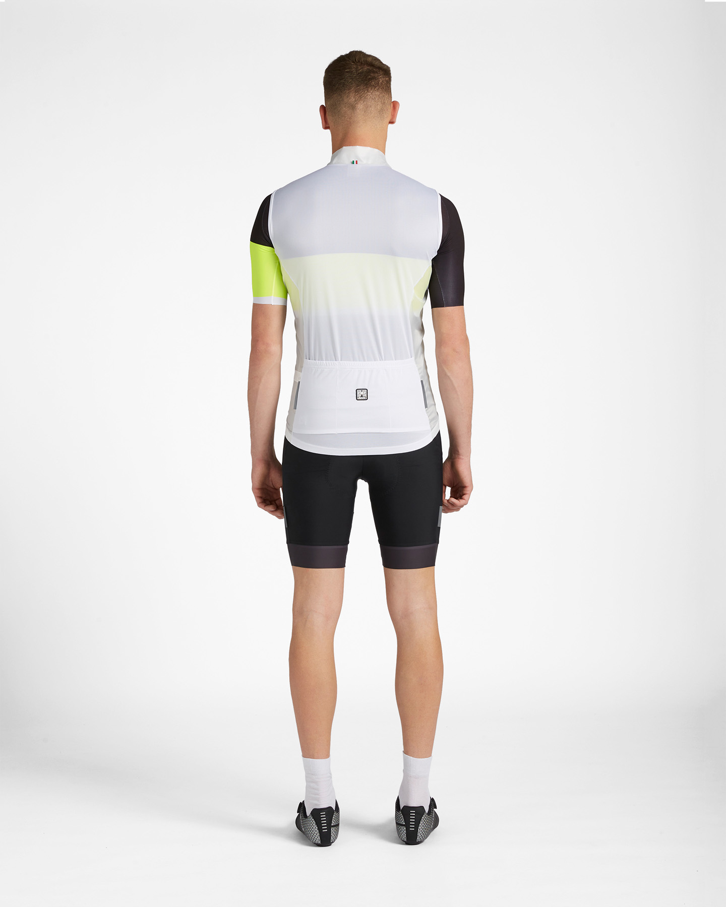 Giacca ciclismo SANTINI ANTI VENTO M - Bianco - 2 | Cisalfa Sport