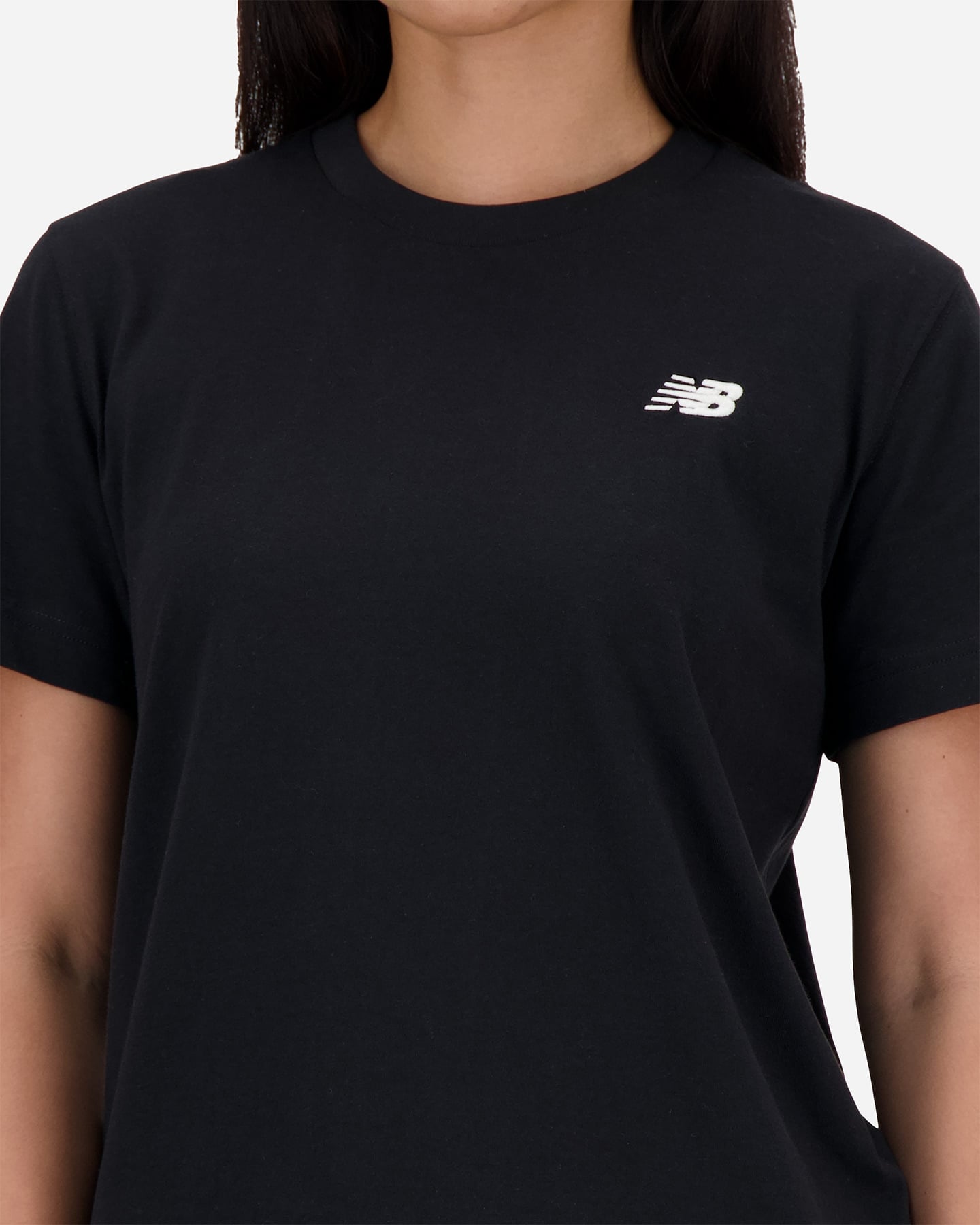 T-shirt NEW BALANCE JERSEY ESSENTIALS W - Nero - 3 | Cisalfa Sport