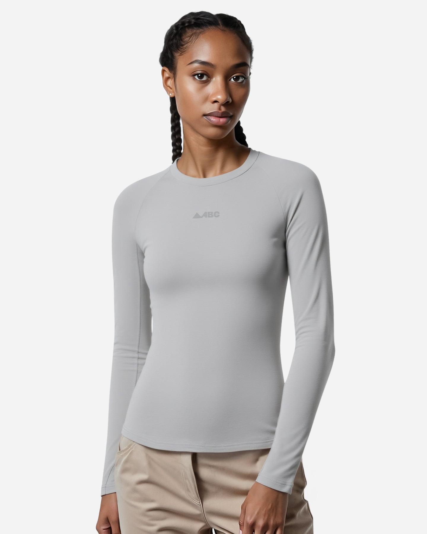Maglia running ABC TRAIL W - Grigio - 2 | Cisalfa Sport