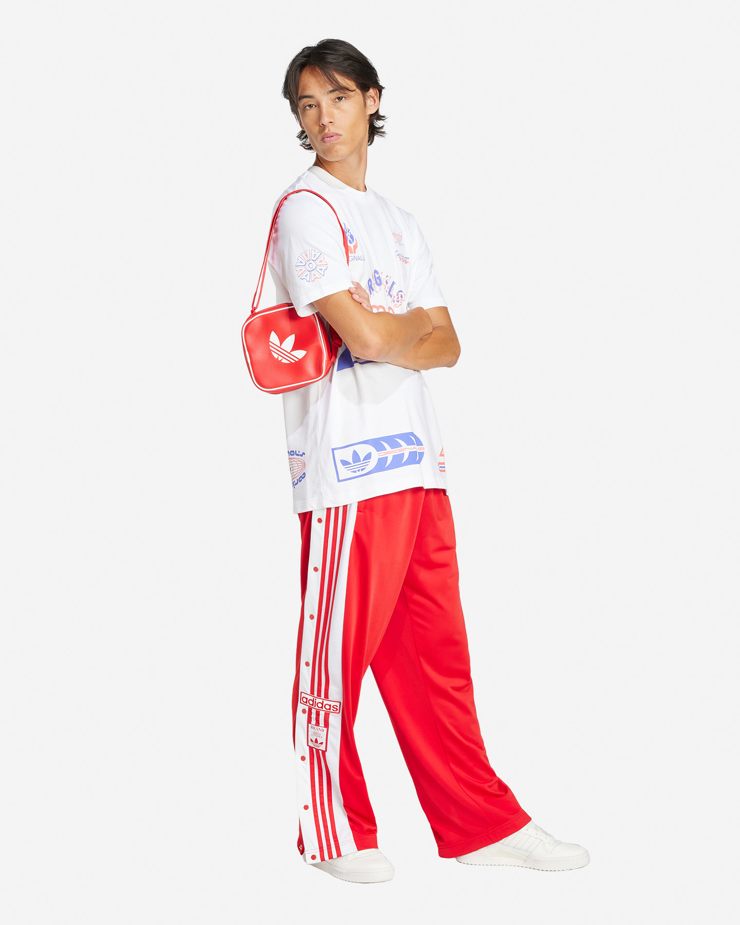 Pantalone ADIDAS ADIBREAK M - Rosso - 3 | Cisalfa Sport