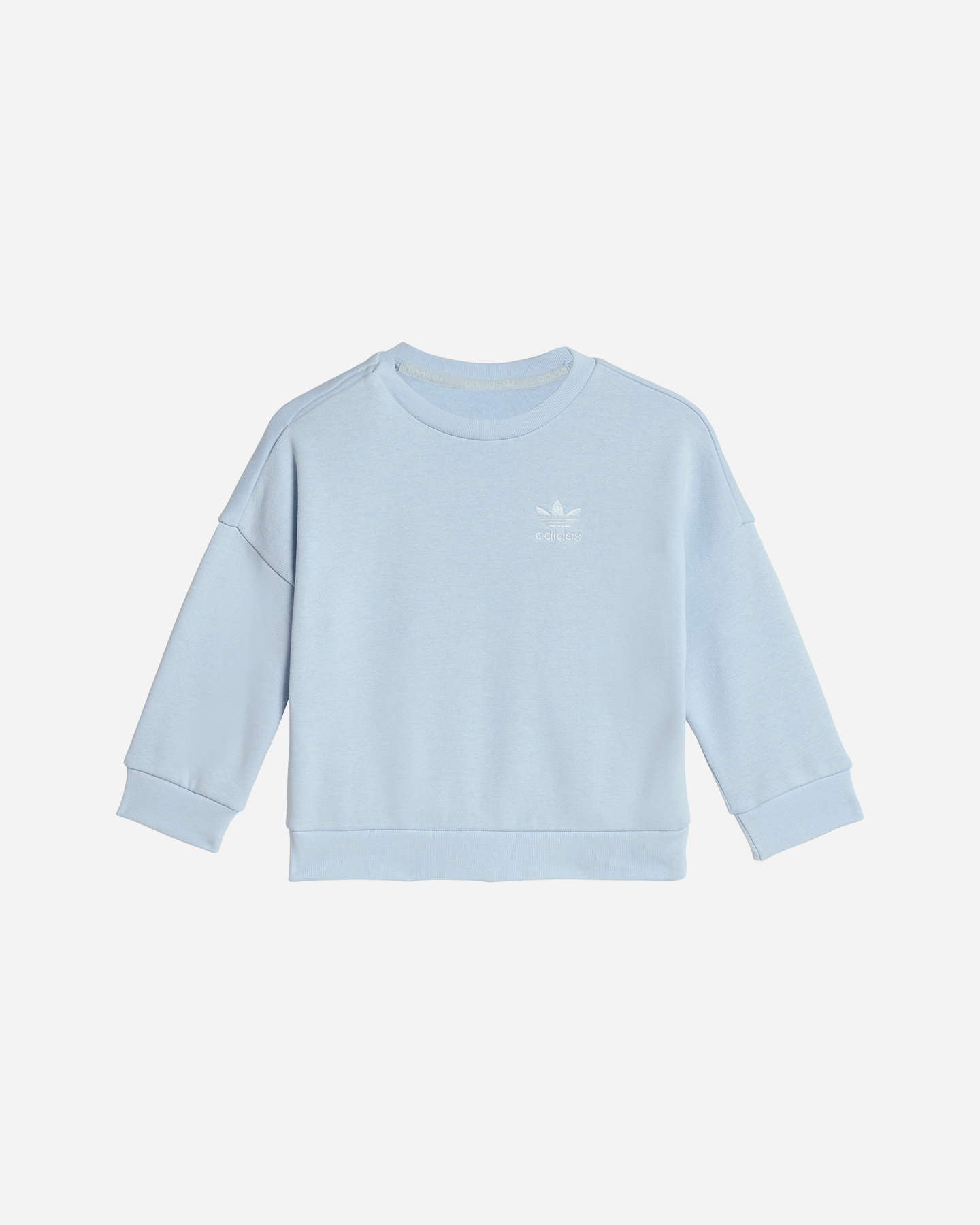 Tuta ADIDAS LOOSE CREW JOGGER JR - Azzurro - 1 | Cisalfa Sport