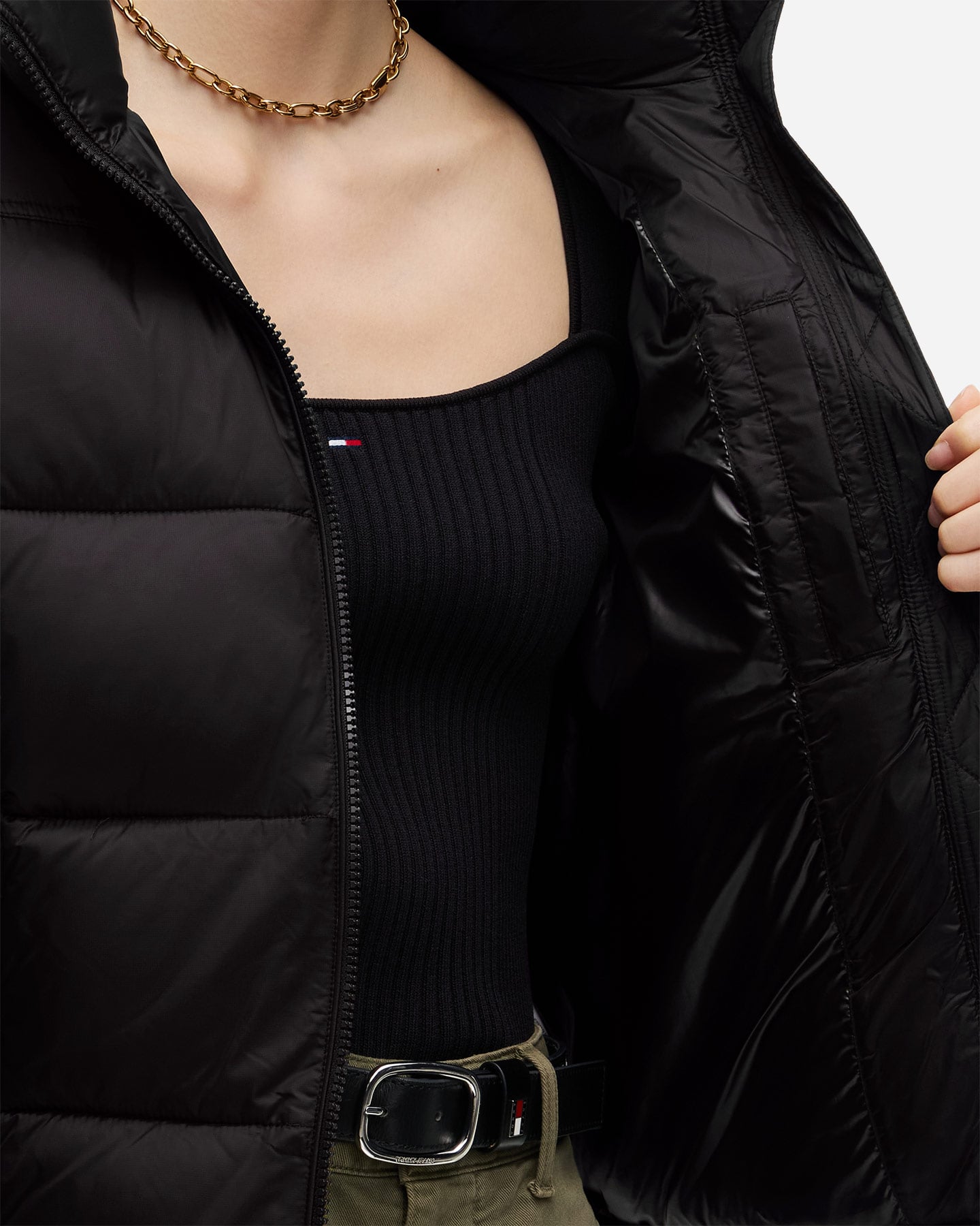 Piumino TOMMY HILFIGER SLIM DOWN W - Nero - 4 | Cisalfa Sport