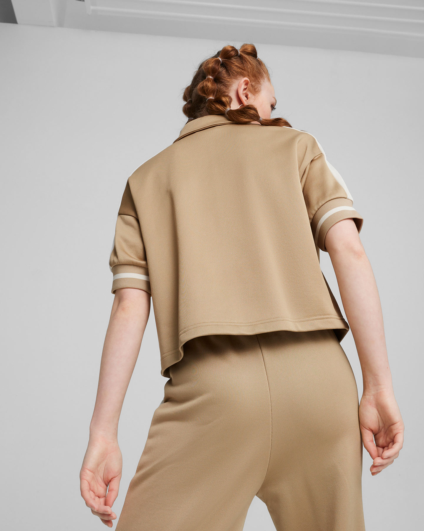 Felpa PUMA T7 W - Beige - 3 | Cisalfa Sport