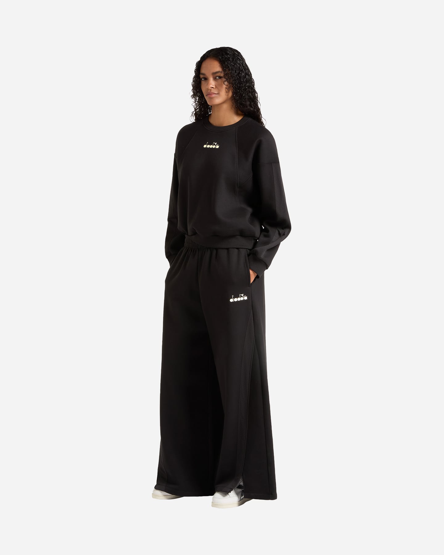 Felpa DIADORA CLASSIC W - Nero - 3 | Cisalfa Sport