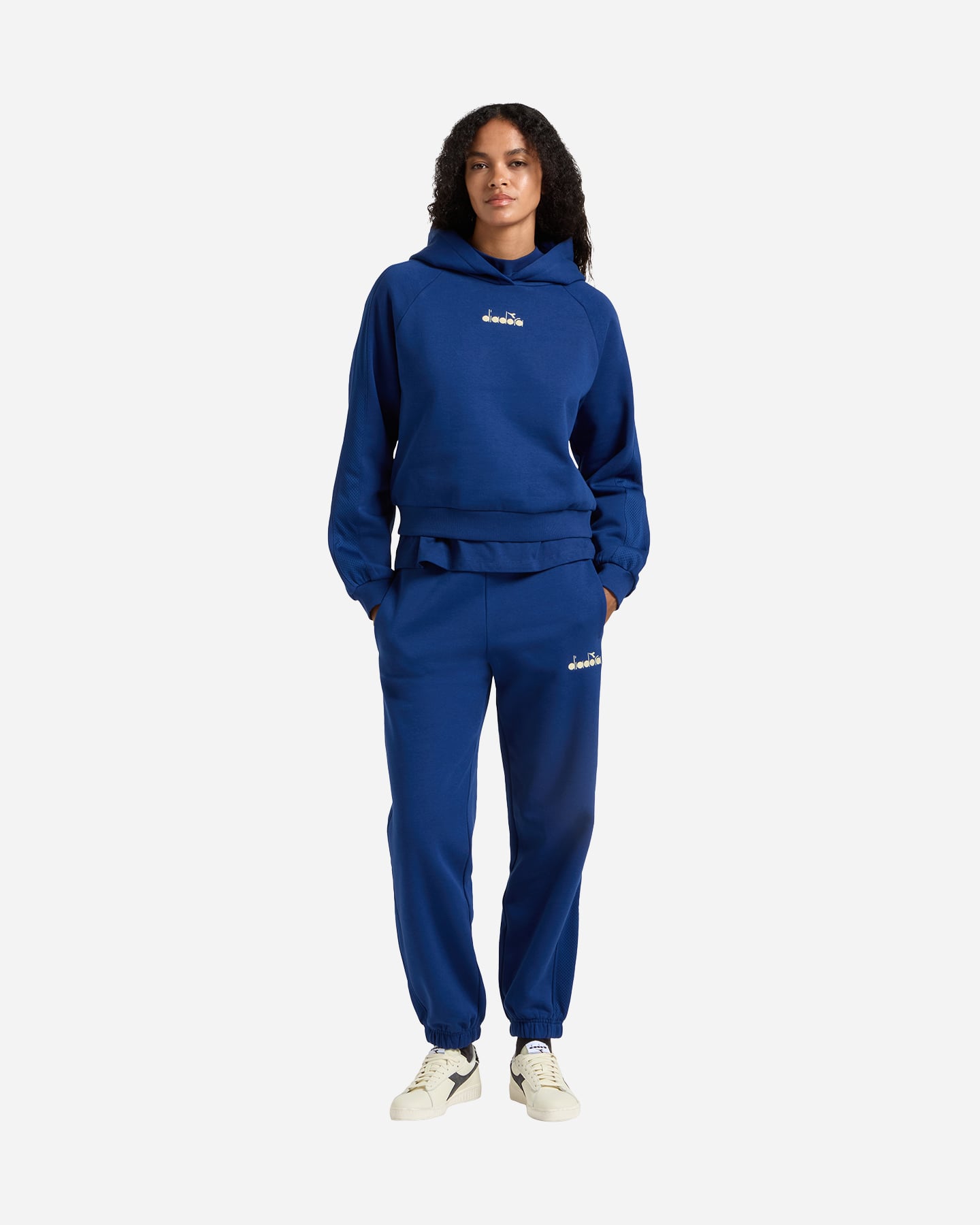 Felpa DIADORA CLASSIC W - Blu - 3 | Cisalfa Sport