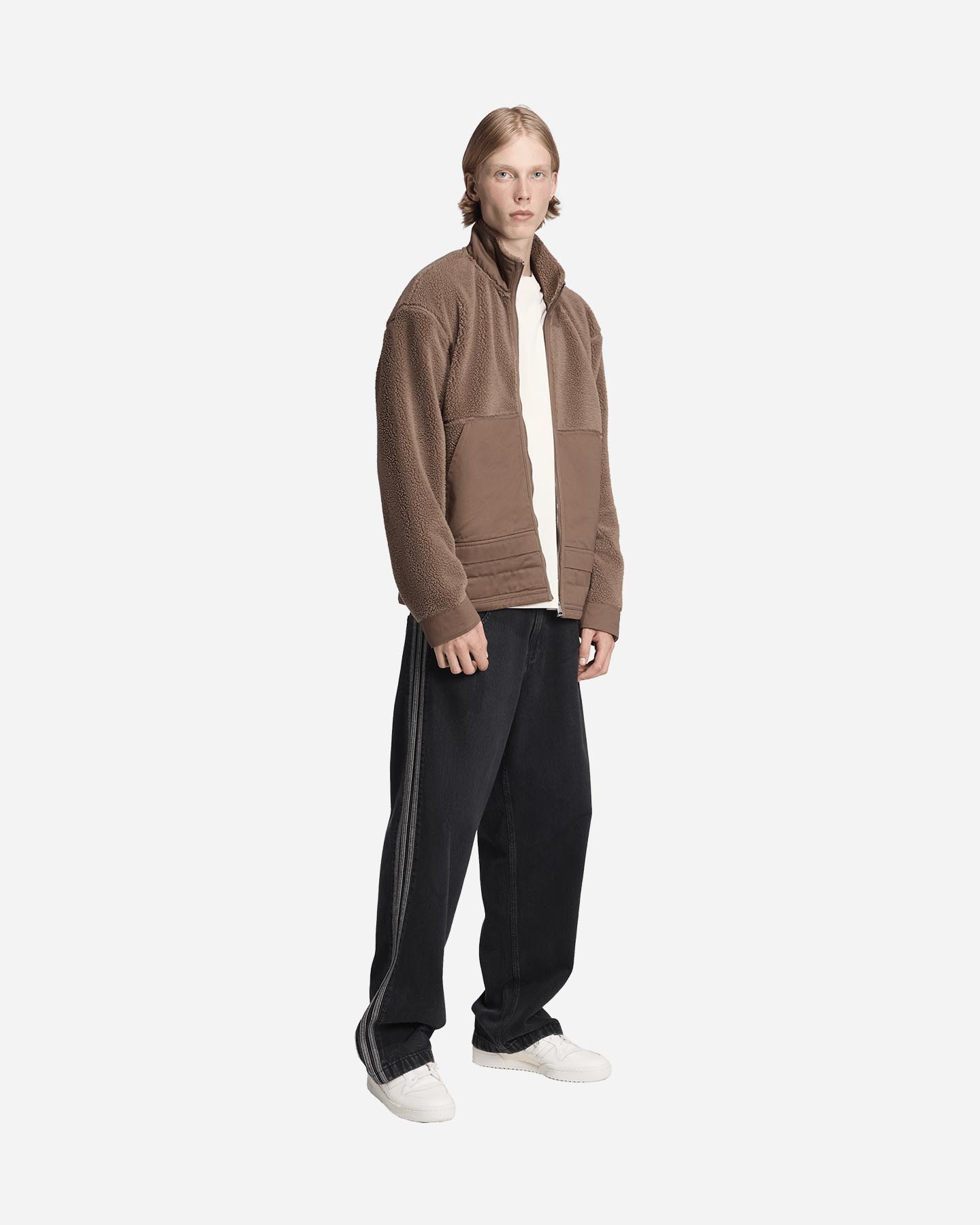 Felpa ADIDAS SHERPA M - Marrone - 3 | Cisalfa Sport