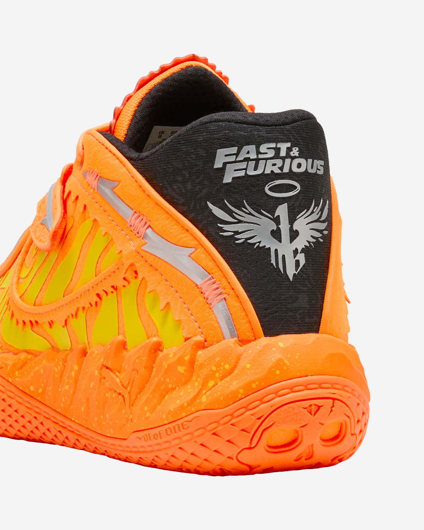 Scarpe basket PUMA MB05 FAST & FURIOUS M - Arancione - 5 | Cisalfa Sport