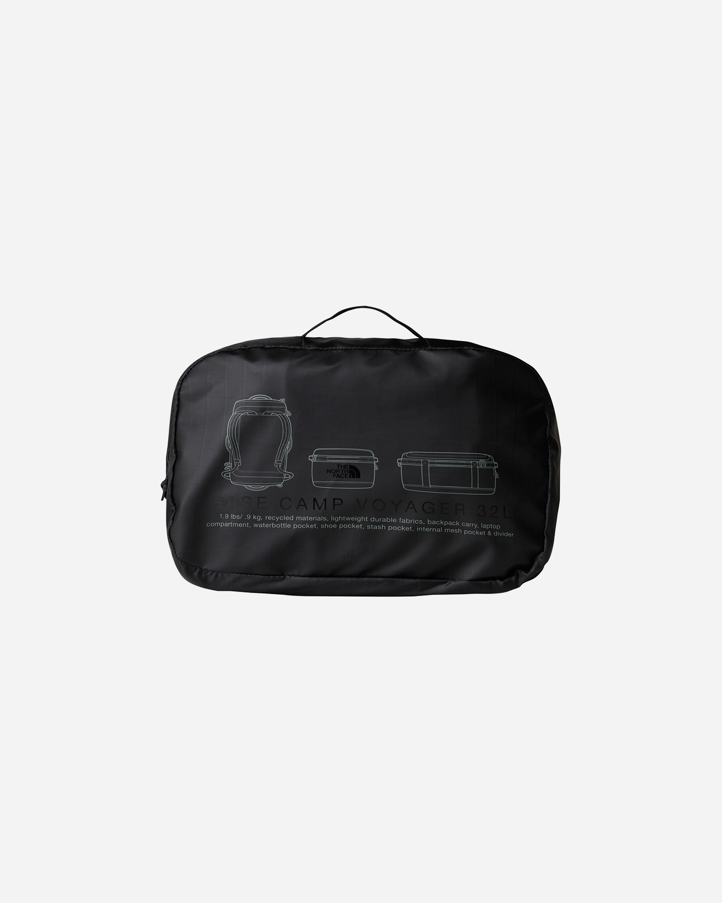 Borsa viaggio THE NORTH FACE BASE CAMP VOYAGER DUFFEL 32L  - Nero - 4 | Cisalfa Sport