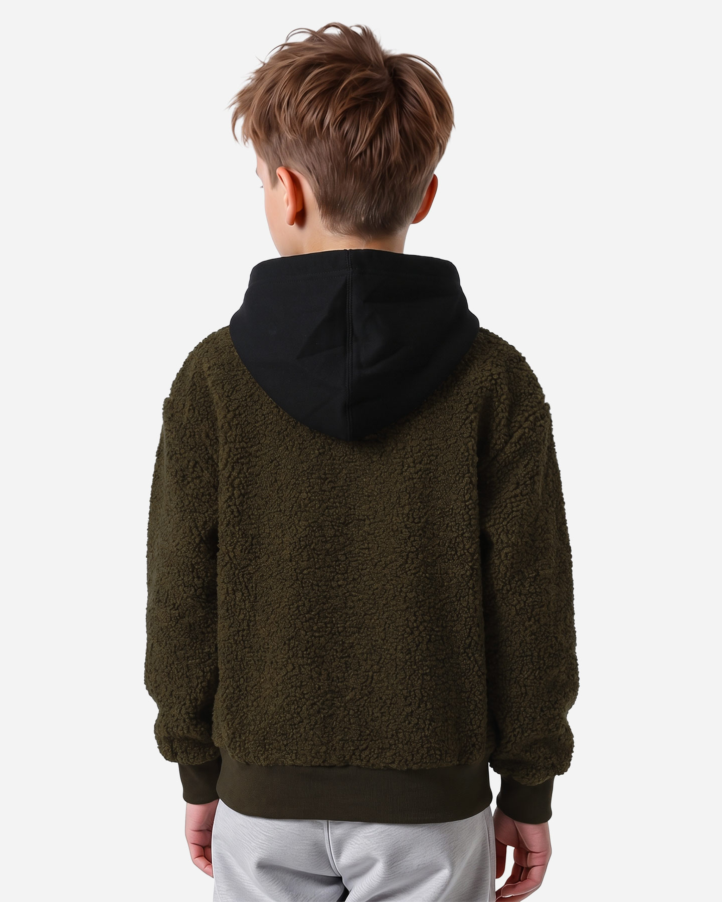 Felpa BEAR UNEARTHED NATURE JR - Verde - 3 | Cisalfa Sport