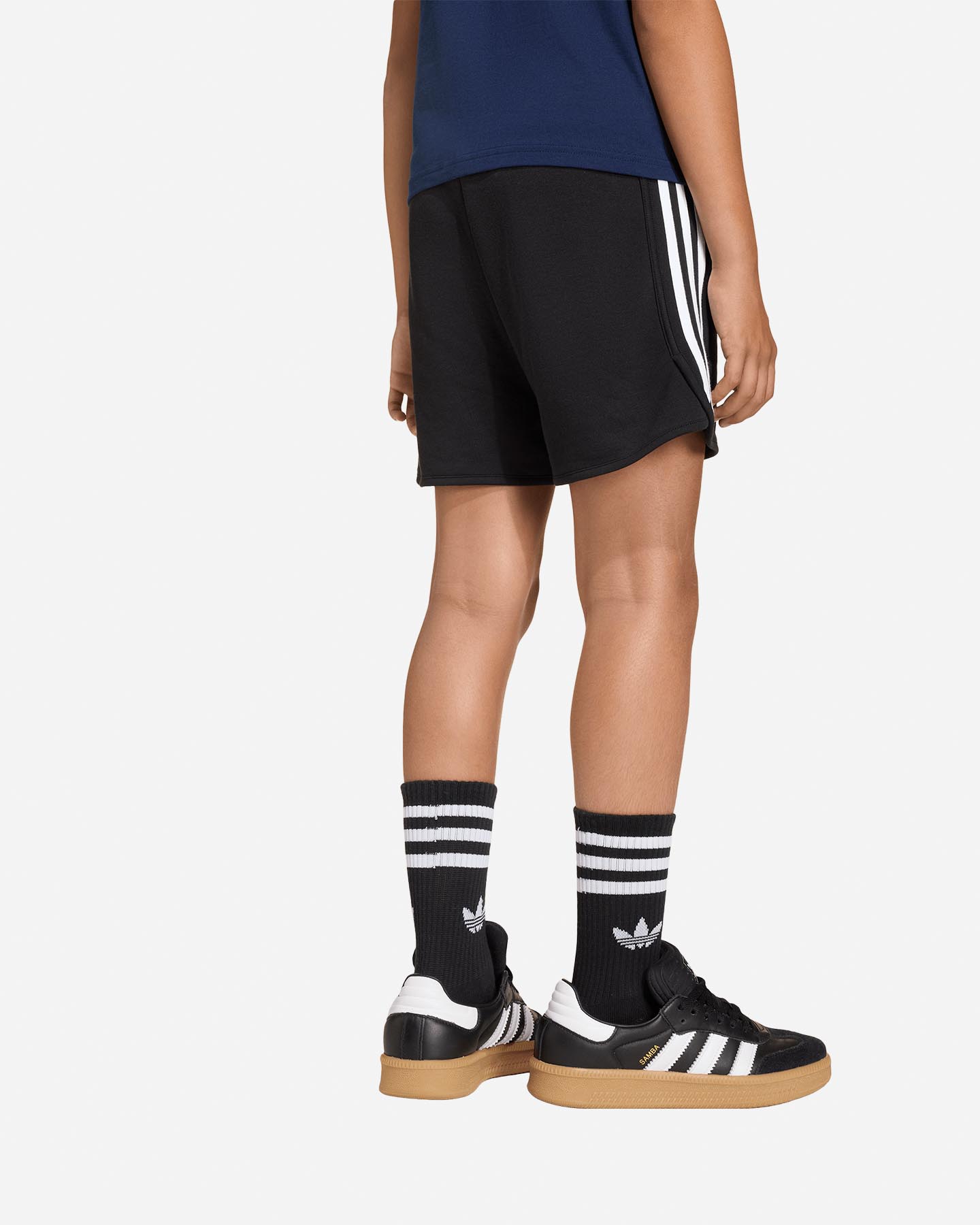 Pantaloncini ADIDAS 3STRIPES JR - Nero - 3 | Cisalfa Sport