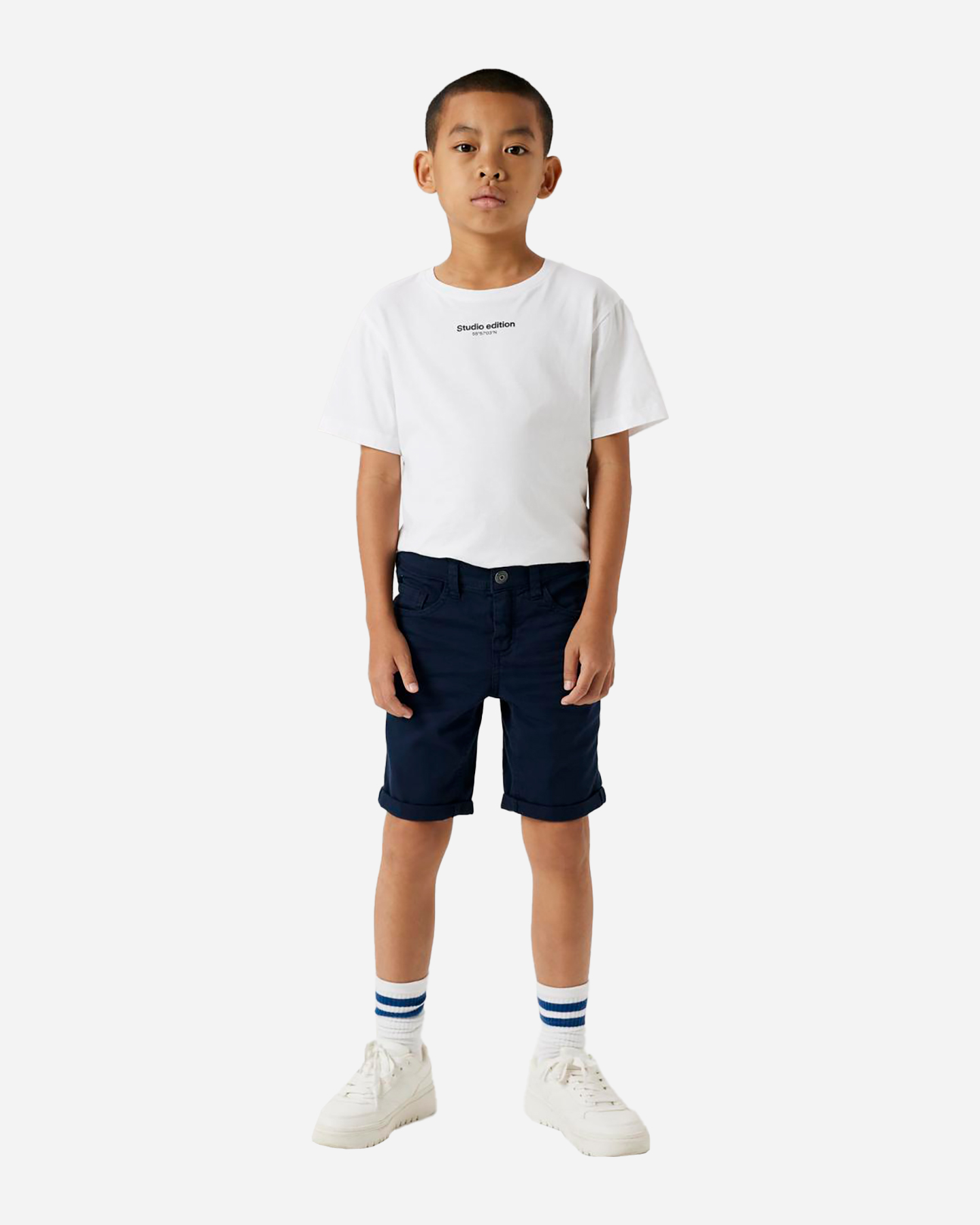 Bermuda NAME IT SLIM JR - Blu Navy - 3 | Cisalfa Sport