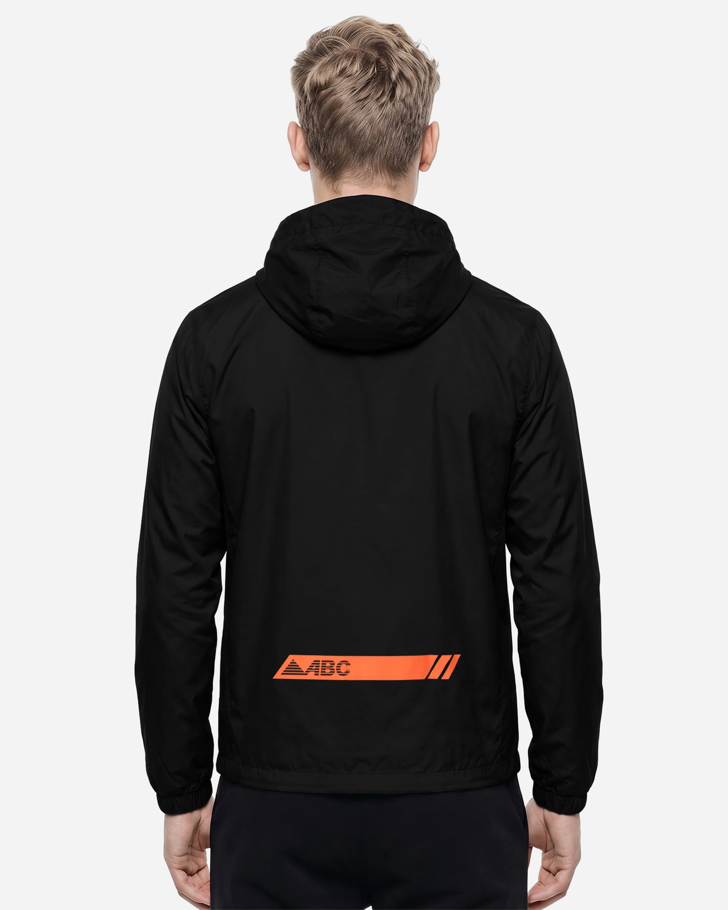 Giacca running ABC TECH M - Nero - 3 | Cisalfa Sport