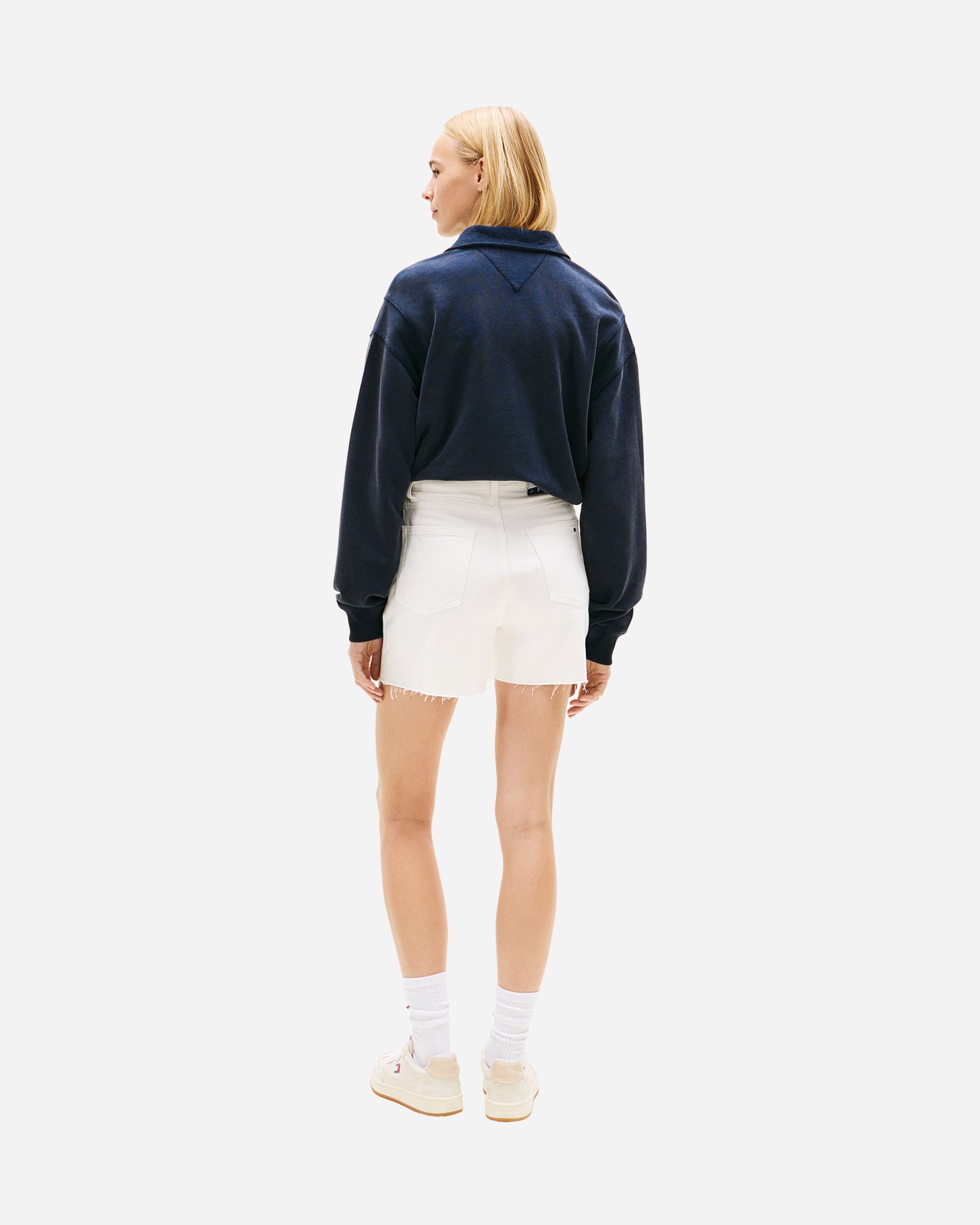 Short TOMMY HILFIGER MOM FIT DENIM W - Bianco - 3 | Cisalfa Sport