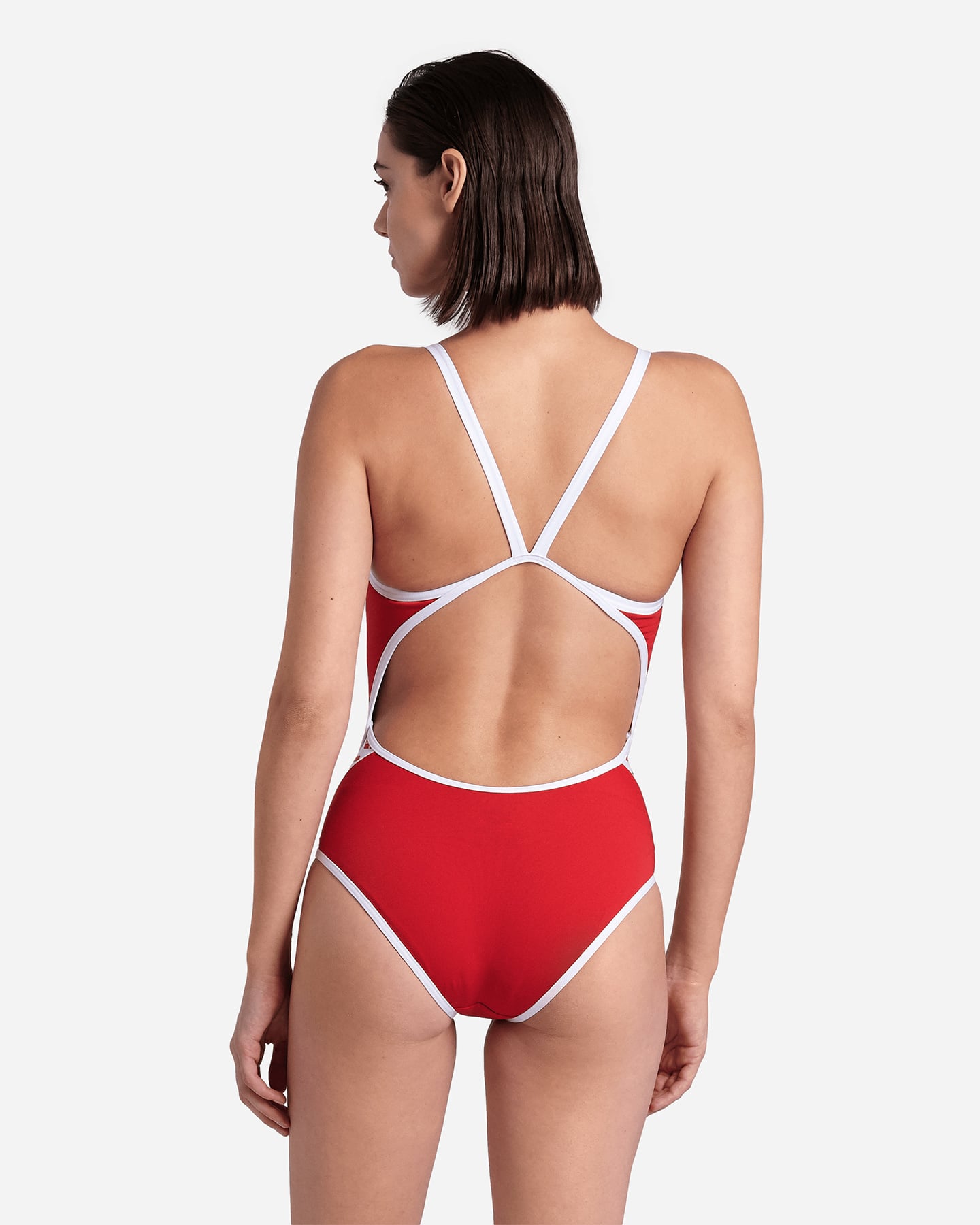 Costume piscina ARENA ICONS SUPER FLY BACK SOLID W - Rosso - 1 | Cisalfa Sport