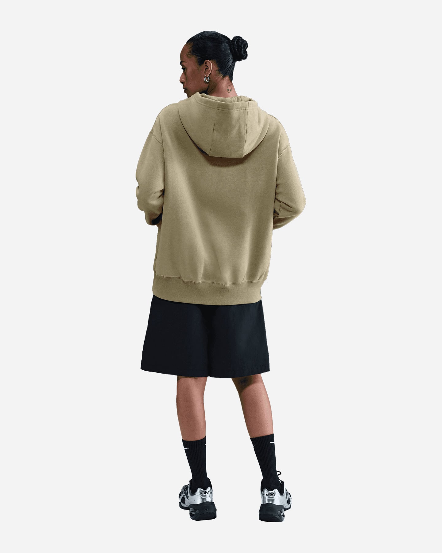 Felpa NIKE BIG LOGO PHOENIX W - Beige - 2 | Cisalfa Sport