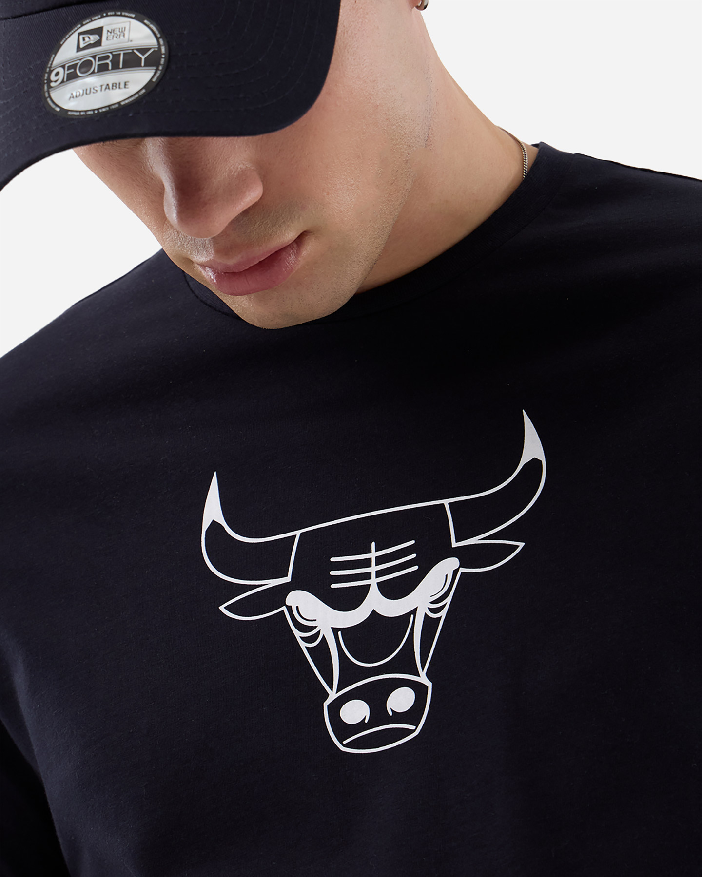Maglia basket NEW ERA CHICAGO BULLS LOGO M - Blu Navy - 4 | Cisalfa Sport