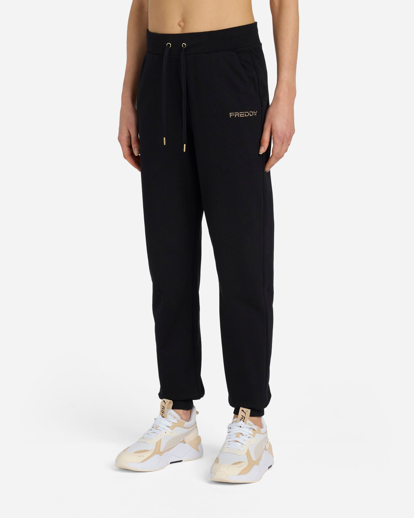 Pantalone FREDDY SMALL LOGO W - Nero - 3 | Cisalfa Sport