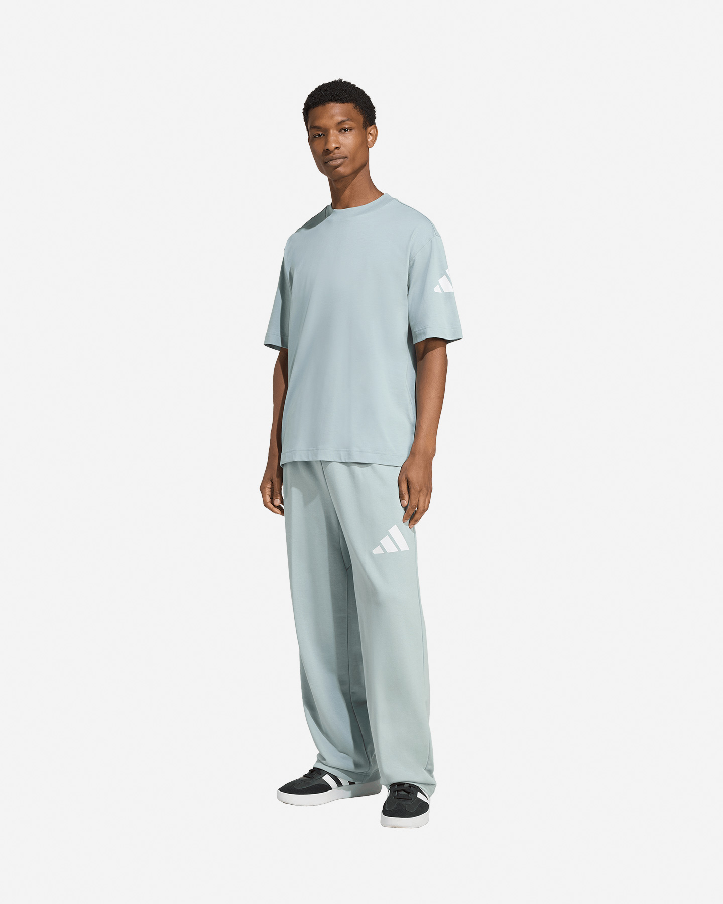 T-shirt ADIDAS ESSENTIALS M - Verde - 3 | Cisalfa Sport