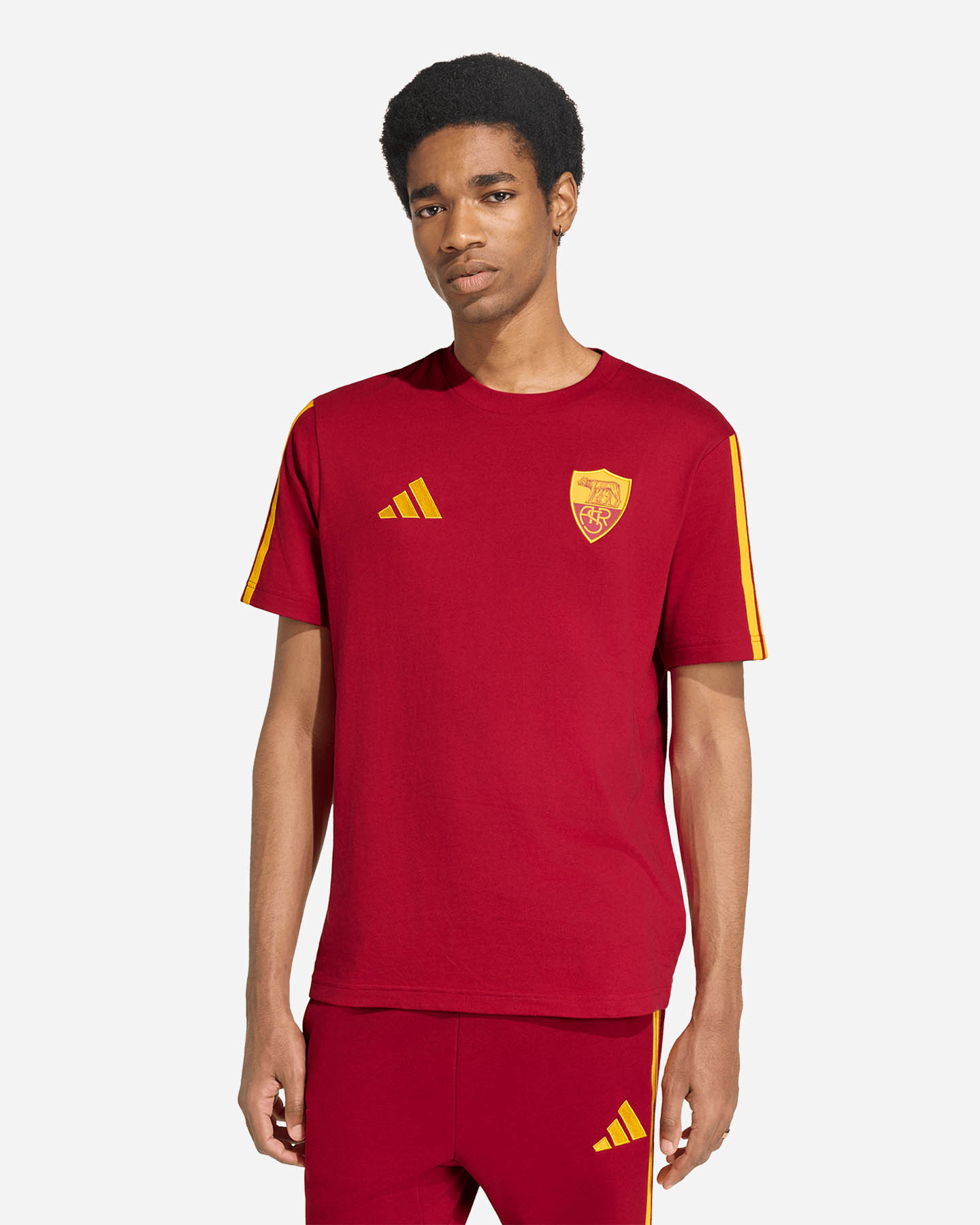 Abbigliamento calcio ufficiale ADIDAS ROMA DNA 26-27 M - Rosso - 1 | Cisalfa Sport