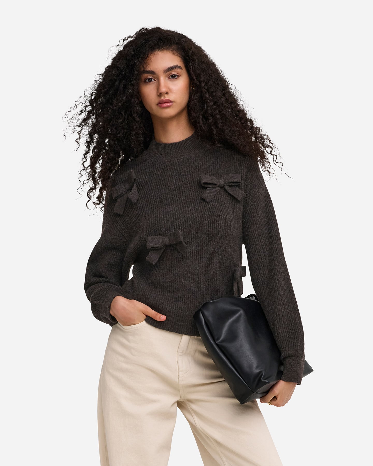 Maglione ONLY LISA FIOCCHI W - Marrone - 2 | Cisalfa Sport