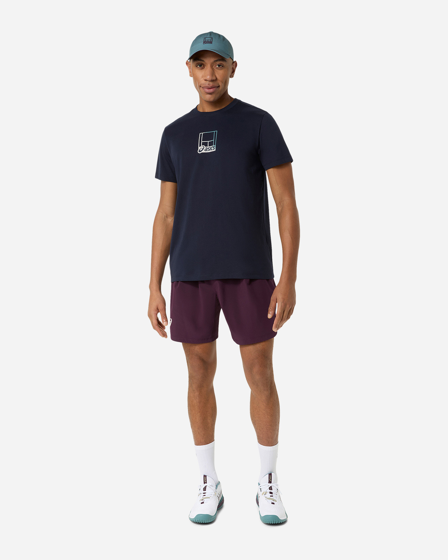 T-shirt tennis ASICS COURT CORE M - Blu - 3 | Cisalfa Sport