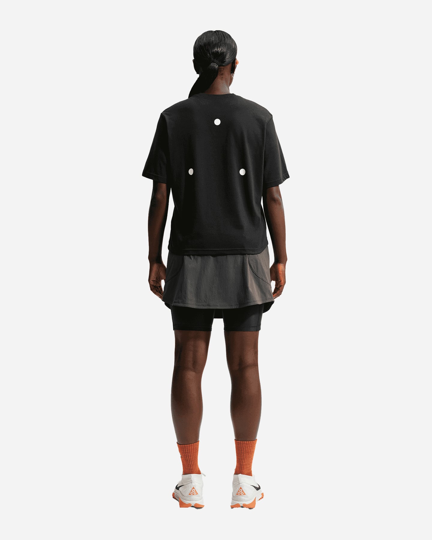 T-shirt running NIKE ACG TRAIL W - Nero - 2 | Cisalfa Sport