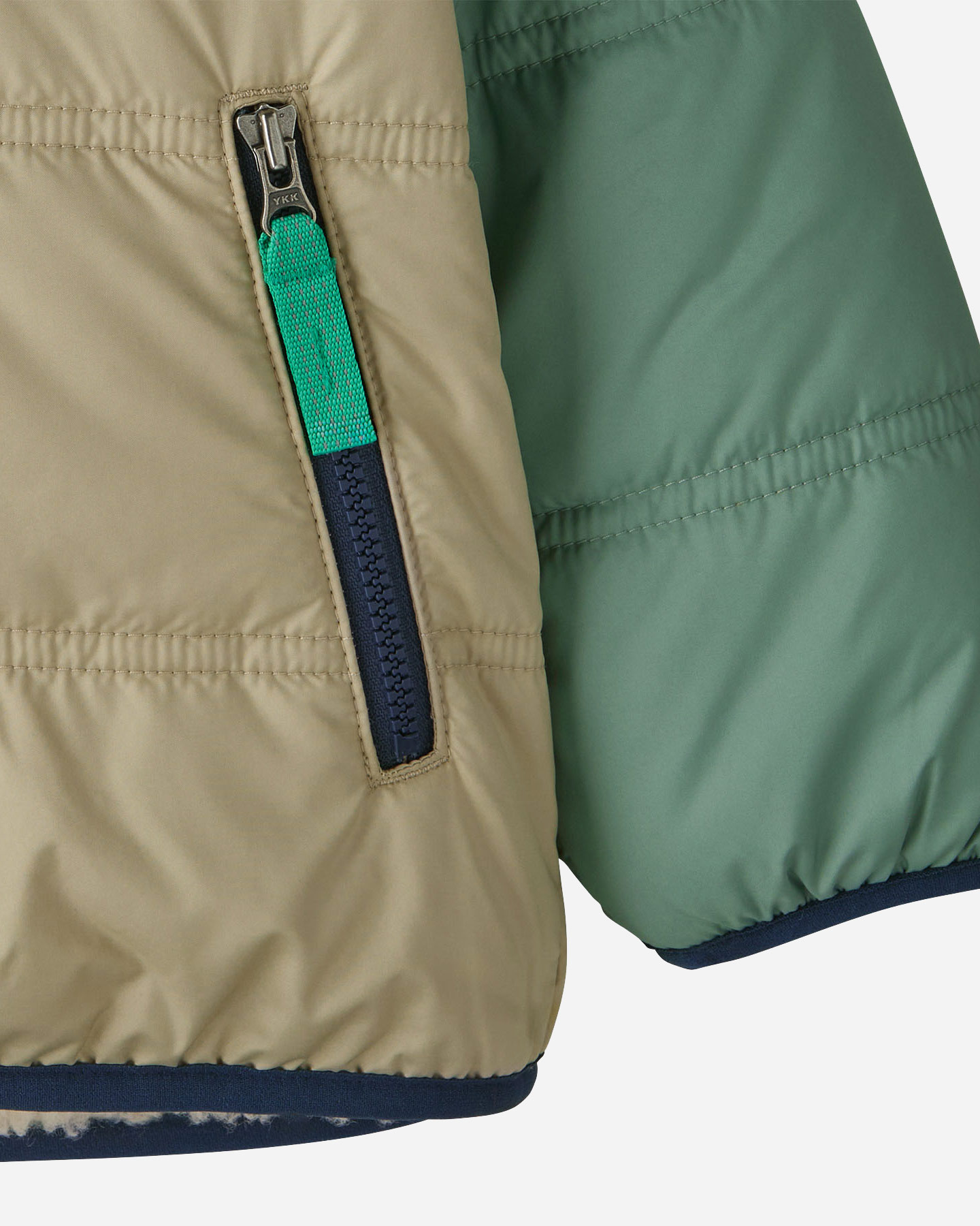 Giacca outdoor PATAGONIA REVERSIBLE TRIBBLES JR - Beige - 4 | Cisalfa Sport